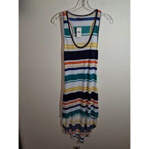 NWT Love Chelsey Dress Summer Casual Striped Beach Coverup High Low Size Medium